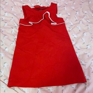 Janie and jack  girls red dress